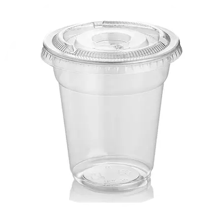 Vaso PET-TAPA Plana 12Oz