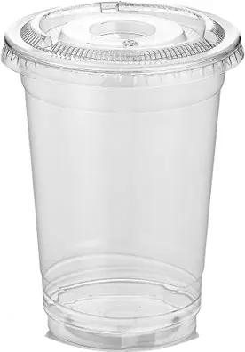 Vaso PET-TAPA Plana 20Oz