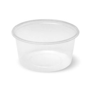 Envase Transparente Circular 8 oz